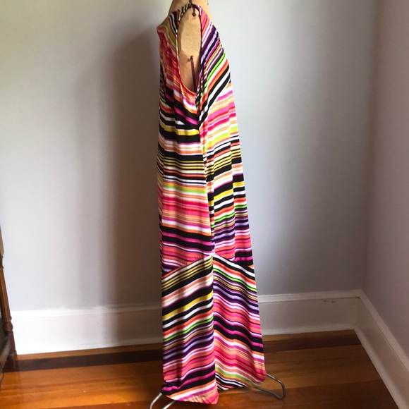 Skye’s the limit Sleeveless Knit Maxi Dress Stripe - Picture 4 of 7